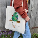 Stofftasche "Hörbi" bunt