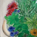 Stofftasche "Hörbi" bunt