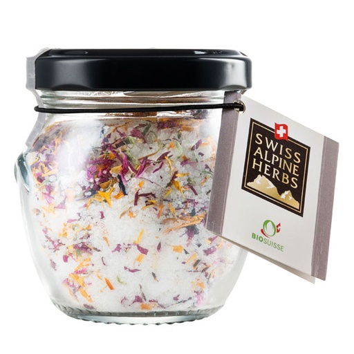 [SAH0206] Bio Sel des Alpes avec fleurs 102g