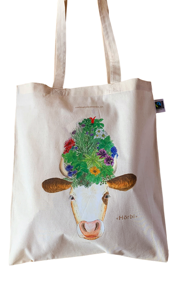 Stofftasche "Hörbi" bunt