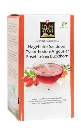 [SAH8108] Bio Tee Hagebutte-Sanddorn 24x1.2g
