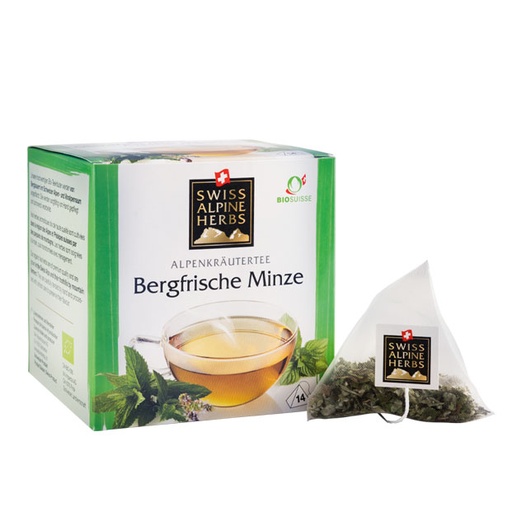 [SAH8003] Bio Tee Bergfrische Minze 14x1g