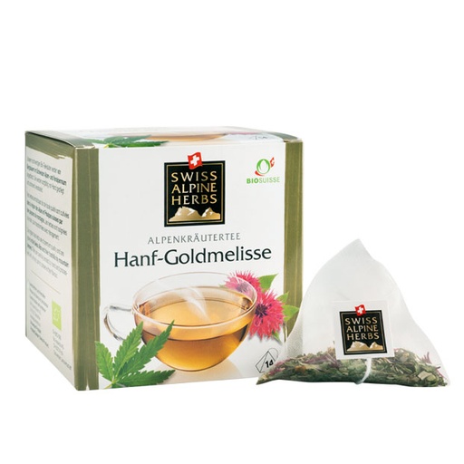 [SAH8026] Bio Tee Hanf-Goldmelisse 14x1g