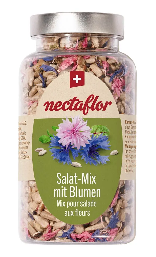 [51177] Schweizer Salat-Mix Blumen 140g