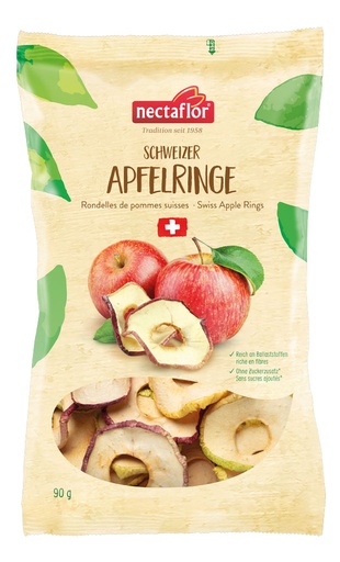 [50721] Anneaux de pommes suisses 90g