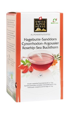 Bio Tee Hagebutte-Sanddorn 24x1.2g