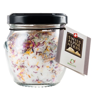 Bio Sel des Alpes avec fleurs 102g