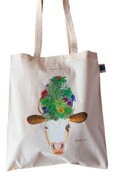 Stofftasche "Hörbi" bunt