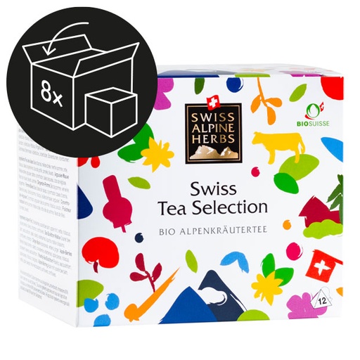 [SAH8121 TU] Bio Swiss Tea Selection 14.4g Tu 8er Pack