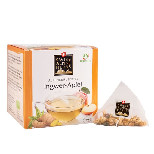 [SAH8025] Bio Tee Ingwer-Apfel 14x2g