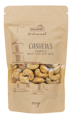 Cashews Meersalz artisanal geröstet 100g