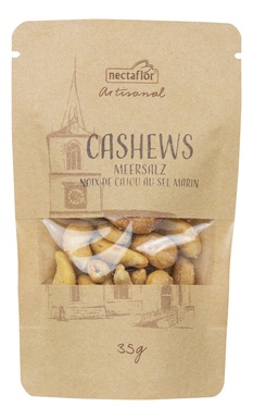 Cashews Meersalz artisanal geröstet 35g